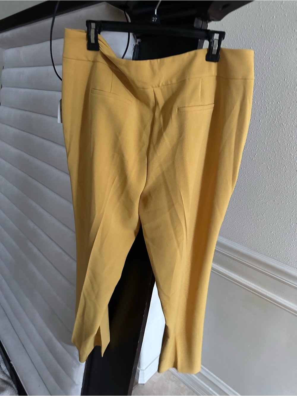 Kasper Mustard Yellow Tailored Pants - Picture 4 of 4
